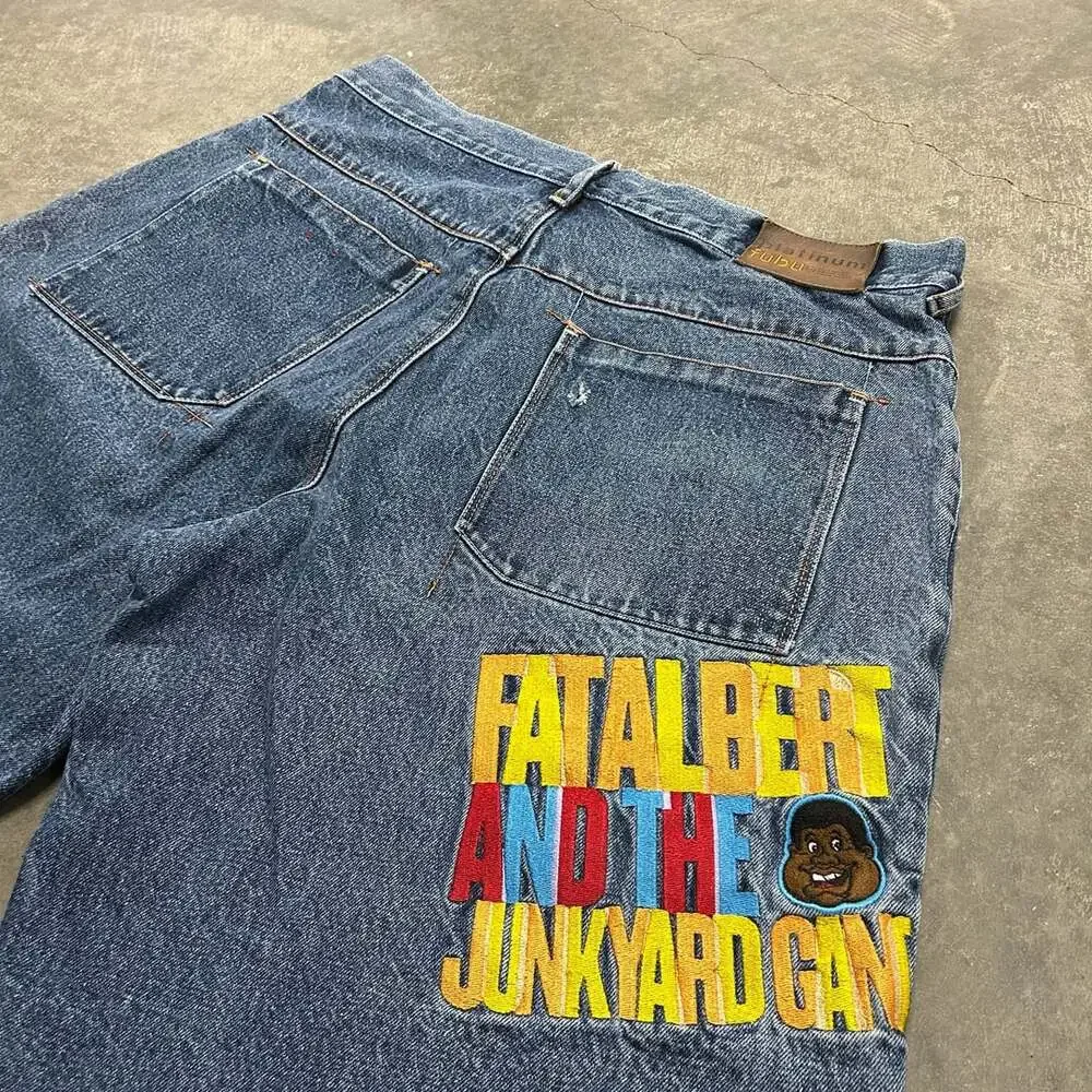 Platinum Fubu Fat Albert And The Junkyard Gang Size W36 Denim Shorts